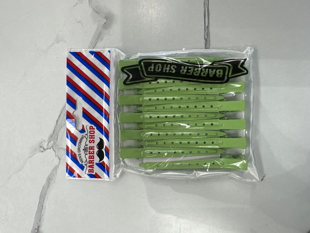 Barber Shop Duck-Bill Hair Sectioning Clips (12-Pack)