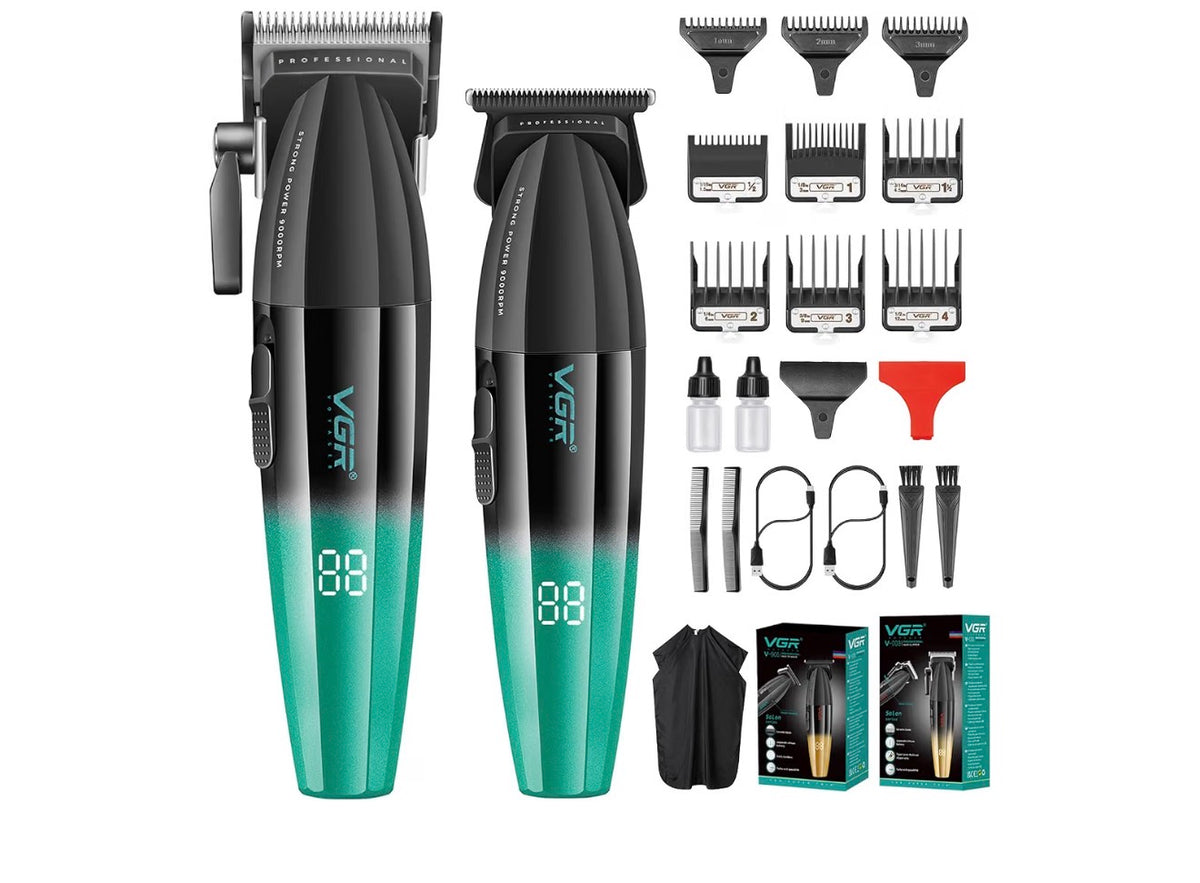 VGR clipper and trimmer kit with accessories