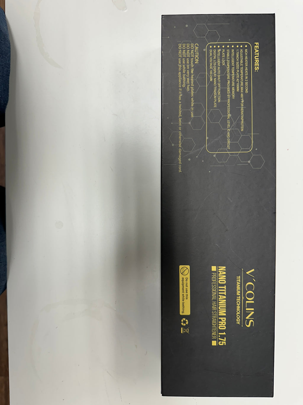 V'Colins Nano Titanium Pro 1.75 Professional Hair Straightener