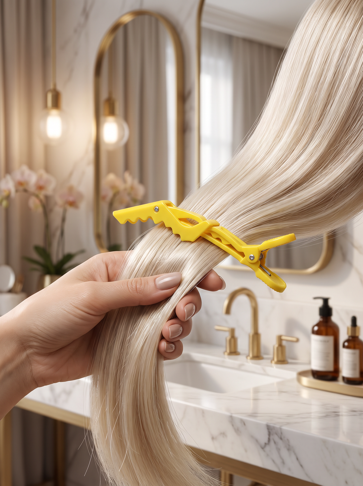 Crocodile Professional Hair Sectioning Clips – 6-Pack