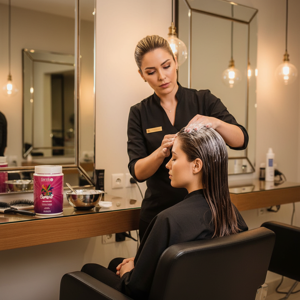 Carnival Mask - Salon In Use