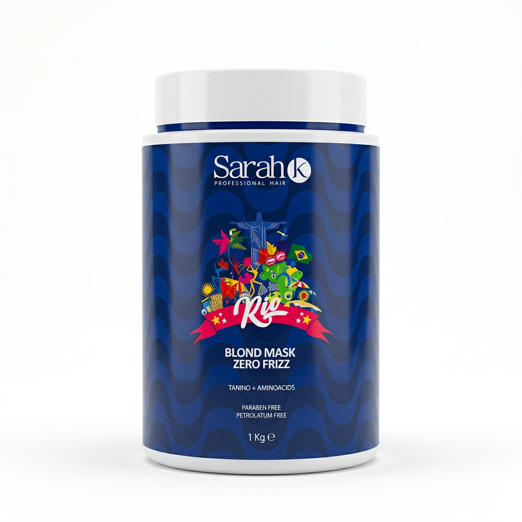 Sarah K Rio Blond Mask Zero Frizz on white