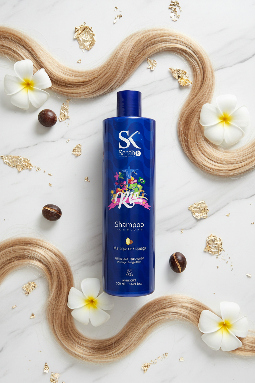 Sarah K Rio — Shampoo for Blond | Manteiga de Cupuaçu | Home Care 500ml
