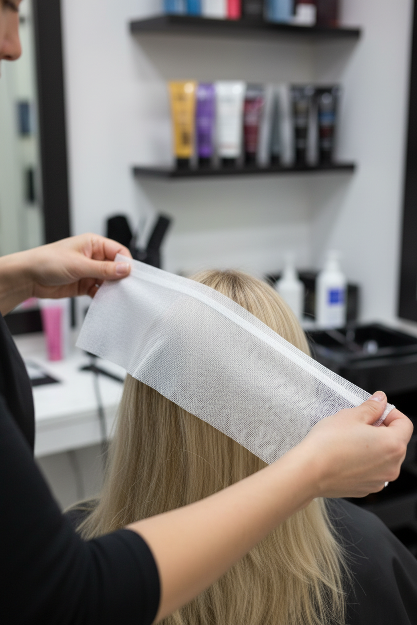 Professional Haircoloring Mesh Hair Dyeing Isolation Sheets Large