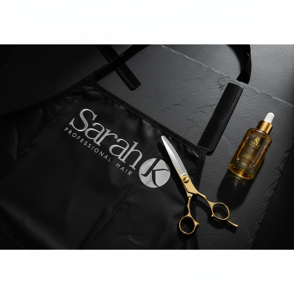 Sarah K Professional Hair Bleach-Resistant Salon Apron