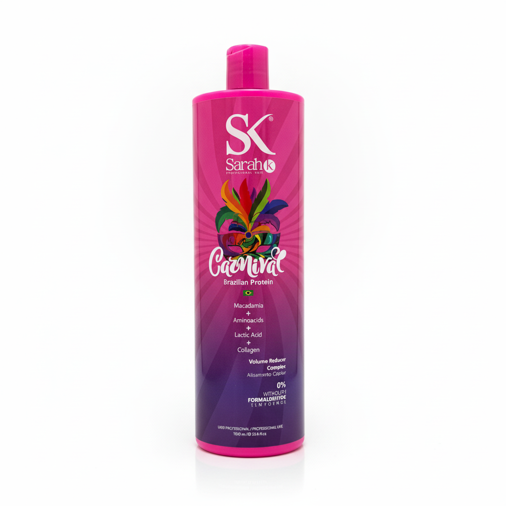 Sarah K Carnival Brazilian Protein on clean white background