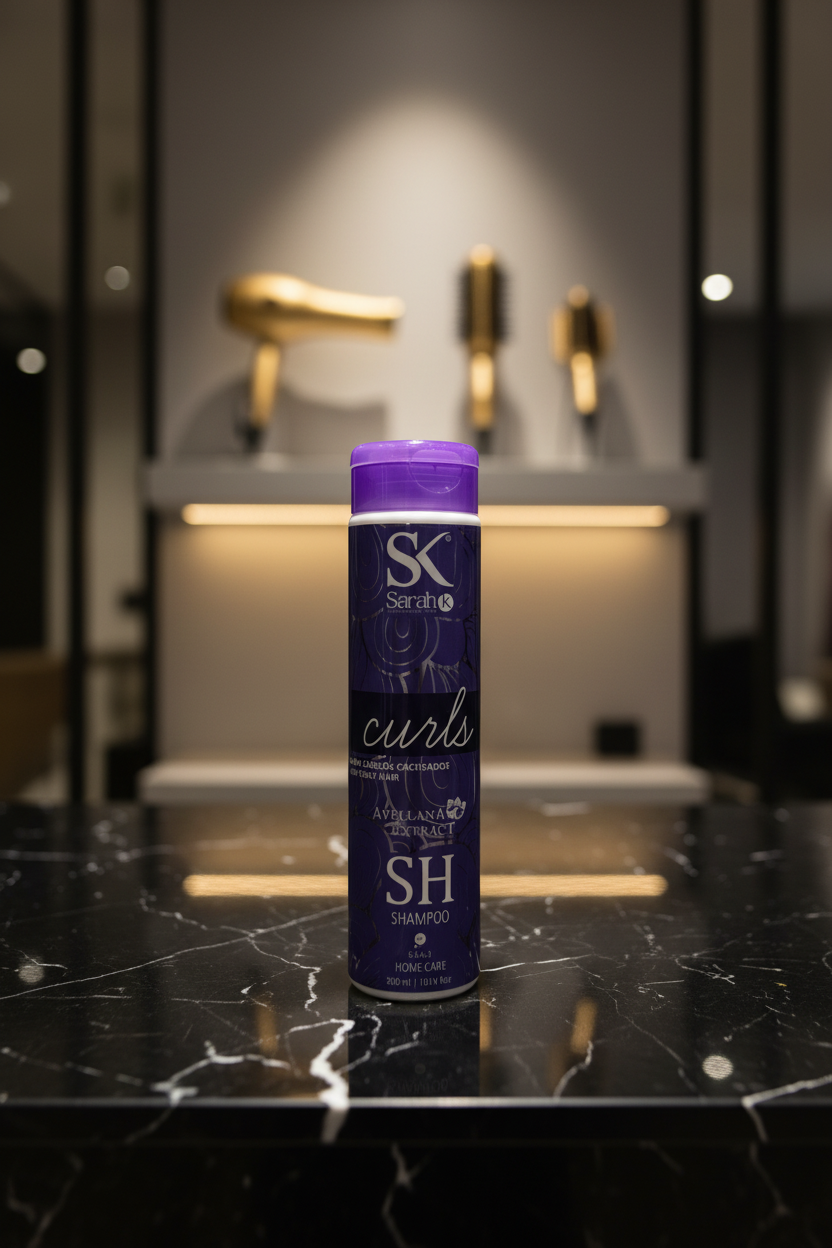 Sarah K Curls — Shampoo for Curly Hair | Avellana Extract | Home Care 300ml