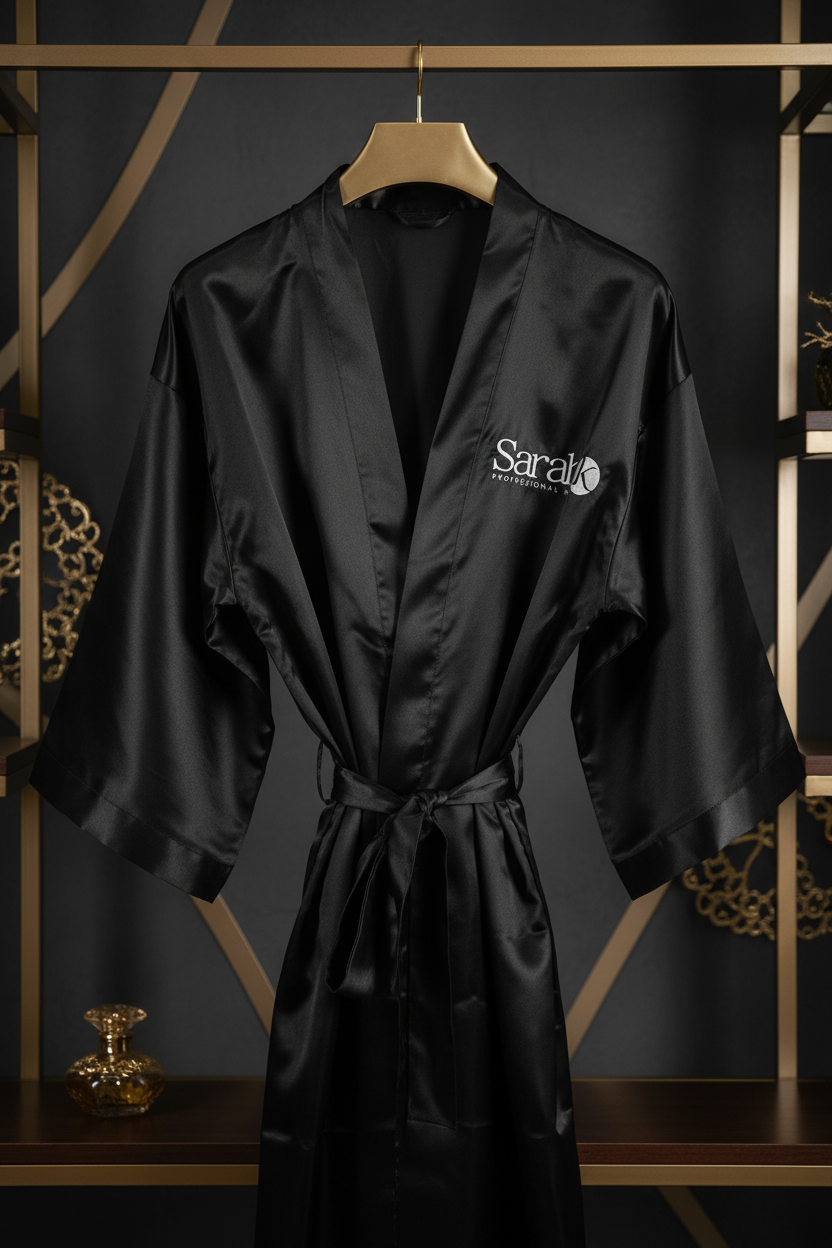 Sarah K Professional Hair Kimono-Style Salon Robe