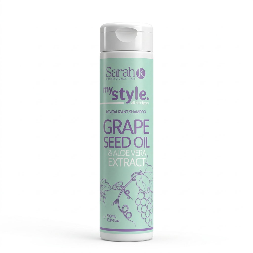 Sarah K My Style Revitalizant Shampoo on white